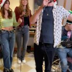 Ben Barnes Instagram - Happy Holidays! I hope wherever you are in the world, you are cherishing today with anyone you are lucky enough to be with. I’m feeling so grateful for all the love you show me year round and sending you ALL my love in return! I hope this funky version of ‘Let It Snow’ that all my brilliant @ScaryPockets friends helped me with brings you a minute of joy and puts a smile on your face! ‘I will honor Christmas all the year and try to keep it in my heart’ Charles Dickens 🎄❤️🎄❤️🎄 The Band: @THEHUNTERELIZABETH @SOPHIAJAMESMUSIC @DOMJOHNFERA @NICKCAMPBELLDESTROYS @SWATTYKINS @MOODYMILL @BENSNROSES aaaaaaand @RYANLERMAN #Christmas #Love #Joy #LetItSnow #Dickens #Funk #FindpeoplewhomakeyoufeellikeChristmas