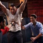 Ben Barnes Instagram - A timely #tbt to this #westsidestory shoot for @vanityfair with @chrisevans @rodrigosantoro @camillabelle @jlo and many more Tony was always one of my dream roles. This shoot got me pretty close! 📸: @markseliger