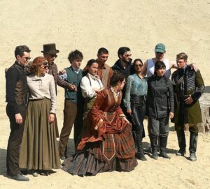 Ben Barnes Instagram - I was so excited to watch the brilliant, beautiful humans I love so much who made ‘Shadow & Bone’ take this world, their characters and this story onwards. This part of the journey is sorrowful and I am so proud to have been a part of it. 

‘There is no end to our story’ 
Siege and Storm

🖤

1. That’s a wrap
2. How it started
3. The gang
4. Serious rehearsals
5. #ripshadowdaddy
6. Final ADR treat