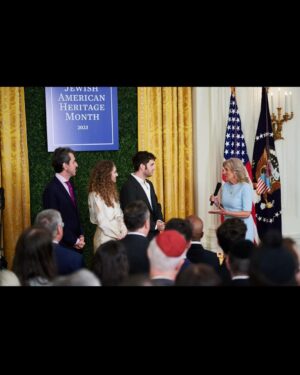 Ben Platt Instagram - such an honor to represent @paradebway and perform for Jewish American Heritage Month at the White House 🔯💕