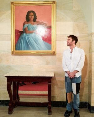 Ben Platt Instagram - such an honor to represent @paradebway and perform for Jewish American Heritage Month at the White House 🔯💕