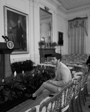 Ben Platt Instagram - such an honor to represent @paradebway and perform for Jewish American Heritage Month at the White House 🔯💕