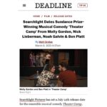Ben Platt Instagram - IN THEATERS JULY 14TH!! #TheaterCamp