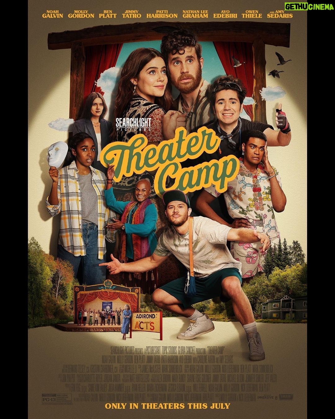 Ben Platt Instagram - NEXT MONTH WE GO TO CAMP 🎭 @theatercampthemovie