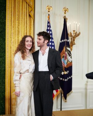Ben Platt Instagram - such an honor to represent @paradebway and perform for Jewish American Heritage Month at the White House 🔯💕
