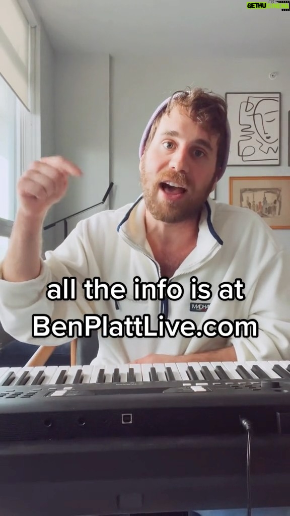 Ben Platt Instagram - see you onstage in the Fall!!