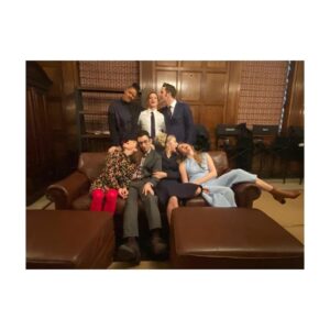 Ben Platt Instagram - me & the politician family throughout season 2