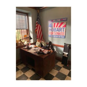 Ben Platt Instagram - me & the politician family throughout season 2