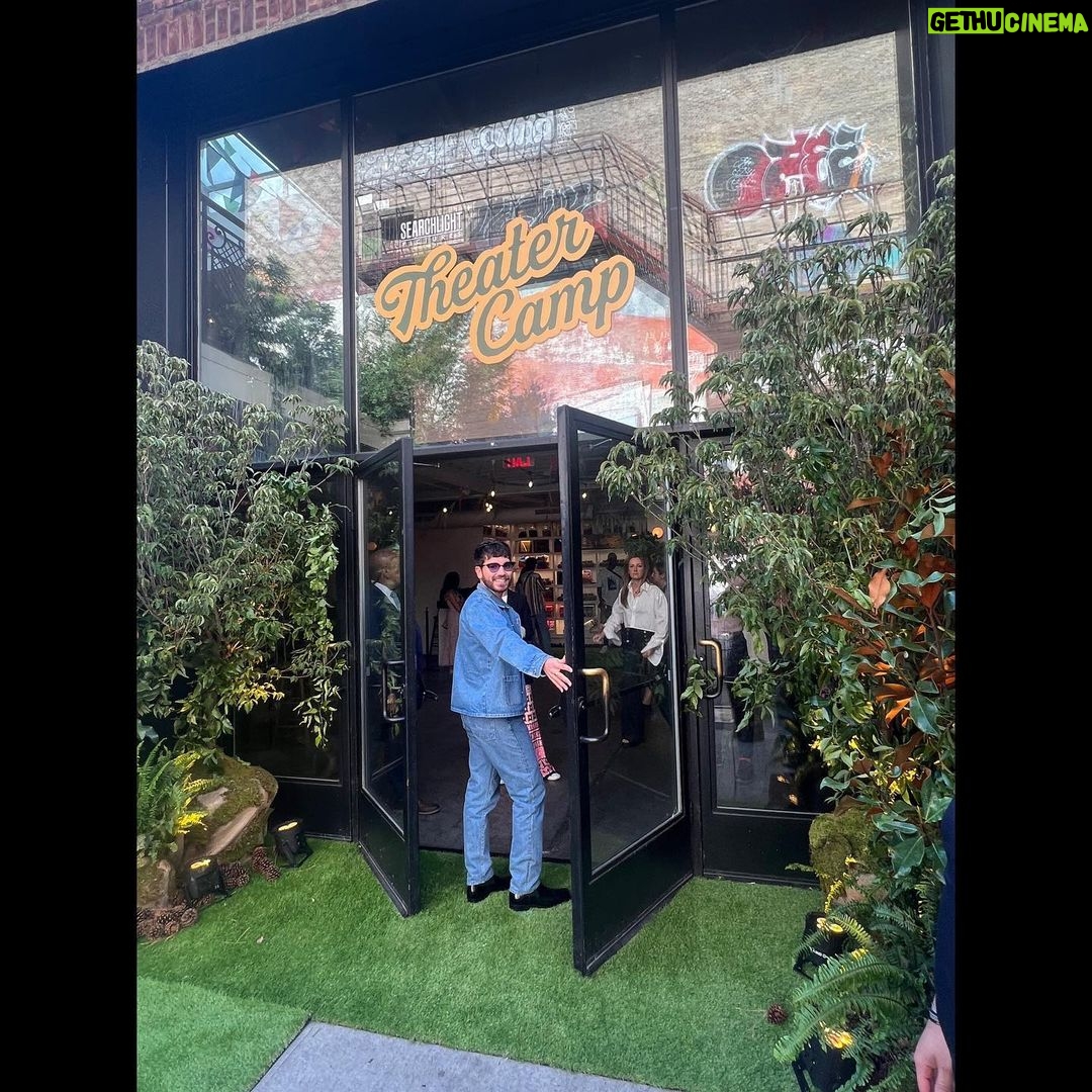 Ben Platt Instagram - out-of-body vibes premiering our wildest dream film 🎭🏕️💕 Metrograph