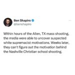 Ben Shapiro Instagram - Evil philosophies are evil. But only some evil philosophies get reported on promptly. Others get buried by the media.