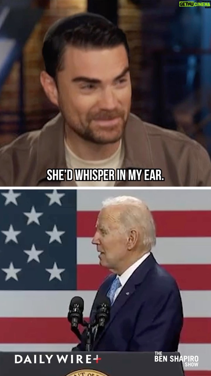 Ben Shapiro Instagram - What exactly was this nurse doing to Joe Biden?
