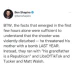 Ben Shapiro Instagram - Propagandistic smears, the lot of them.
