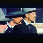 Ben Stiller Instagram – I’ll always stop and watch this, purely for coolest wardrobe, attitude  and facial hair. They rock the ‘staches fully and without irony. And pull it off without question. 
#kurtrussell #SamElliot #BillPaxton the Man, @officialstephenlang #moustache, @valkilmerofficial, #thomashadenchurch #longcoat #90s #envious #I’myourhuckleberry