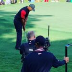 Ben Stiller Instagram – The pressure is building here at #thematch. First time ever at a golf event. These guys are very good. @quicksliders and @mattlevs seem confident they can do better.