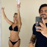 Benjamin Samat Instagram - Mon amour, pour ton anniversaire je t’écris ces quelques mots…. MERCI ! Merci d’être toi, de m’avoir fait découvrir la signification du mot « Fusionnel » car c’est ce que nous sommes. Tu mérites le bonheur éternel et je ferai tout pour te l’apporter. Aujourd’hui tu portes mon nom et notre enfant dans ton ventre et ça en moins de 2 ans, 2 ans seulement et pourtant j’ai l’impression de te connaître depuis toujours, comme si nous avions déjà vécu cet amour dans d’autres vies, comme si nous étions destinés l’un à l’autre jusqu’à l’infini, comme si nous nous retrouvions à chaque fois qu’importe l’époque, le lieu, les circonstances nous sommes destinés. Il n’y a qu’à voir notre rencontre … je ne crois pas au hasard ! Alors voilà ma destinée je te souhaite un Joyeux anniversaire, continue d’être la femme exceptionnelle que je connais, continue d’être aussi joyeuse, souriante, rigolote, aimante, ambitieuse, loyale, intelligente et j’en passe !!! Continue d’être toi tout simplement ! JE T’AIME MADDY SAMAT ❤️