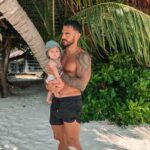 Benjamin Samat Instagram - Moi et mon mini-moi d’amour ❤️ Maldives