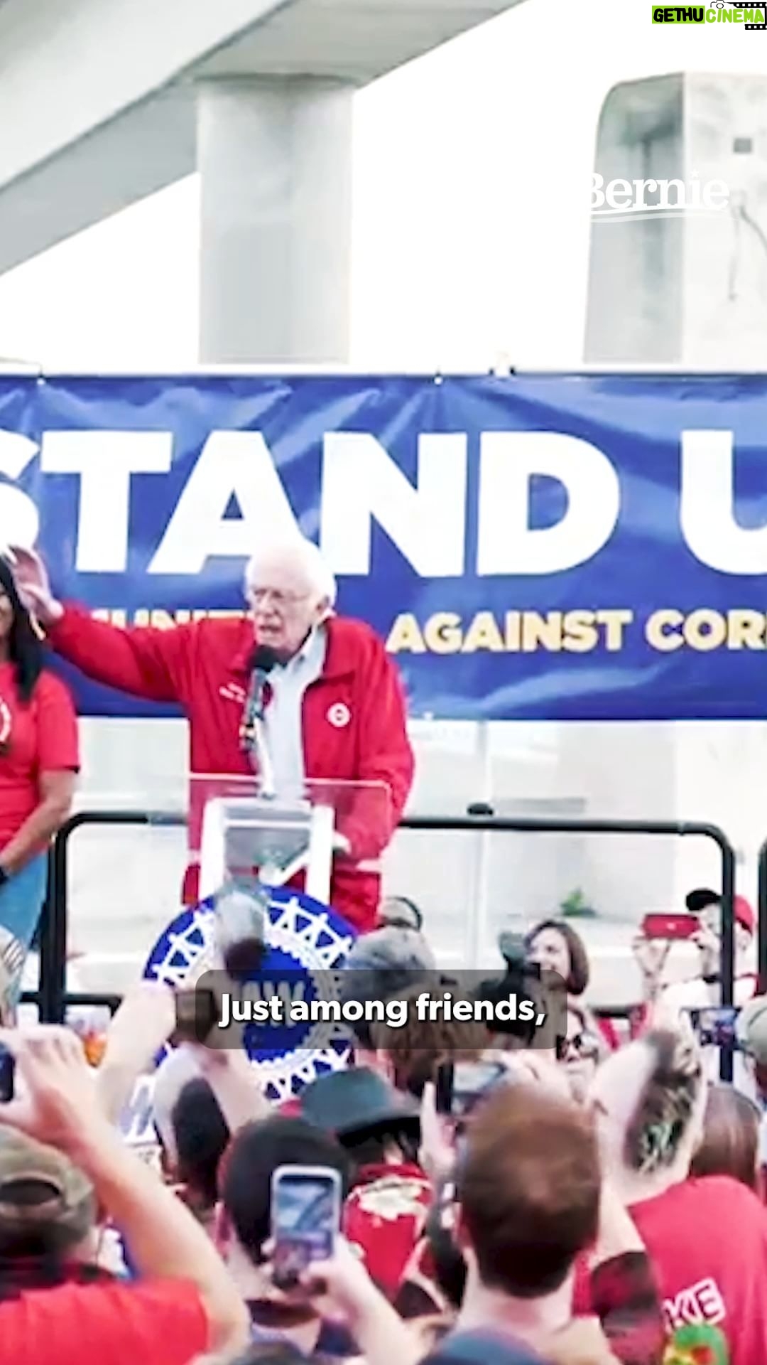 Bernie Sanders Instagram - I would like to say a few words to the CEOs of General Motors, Ford, and Stellantis.