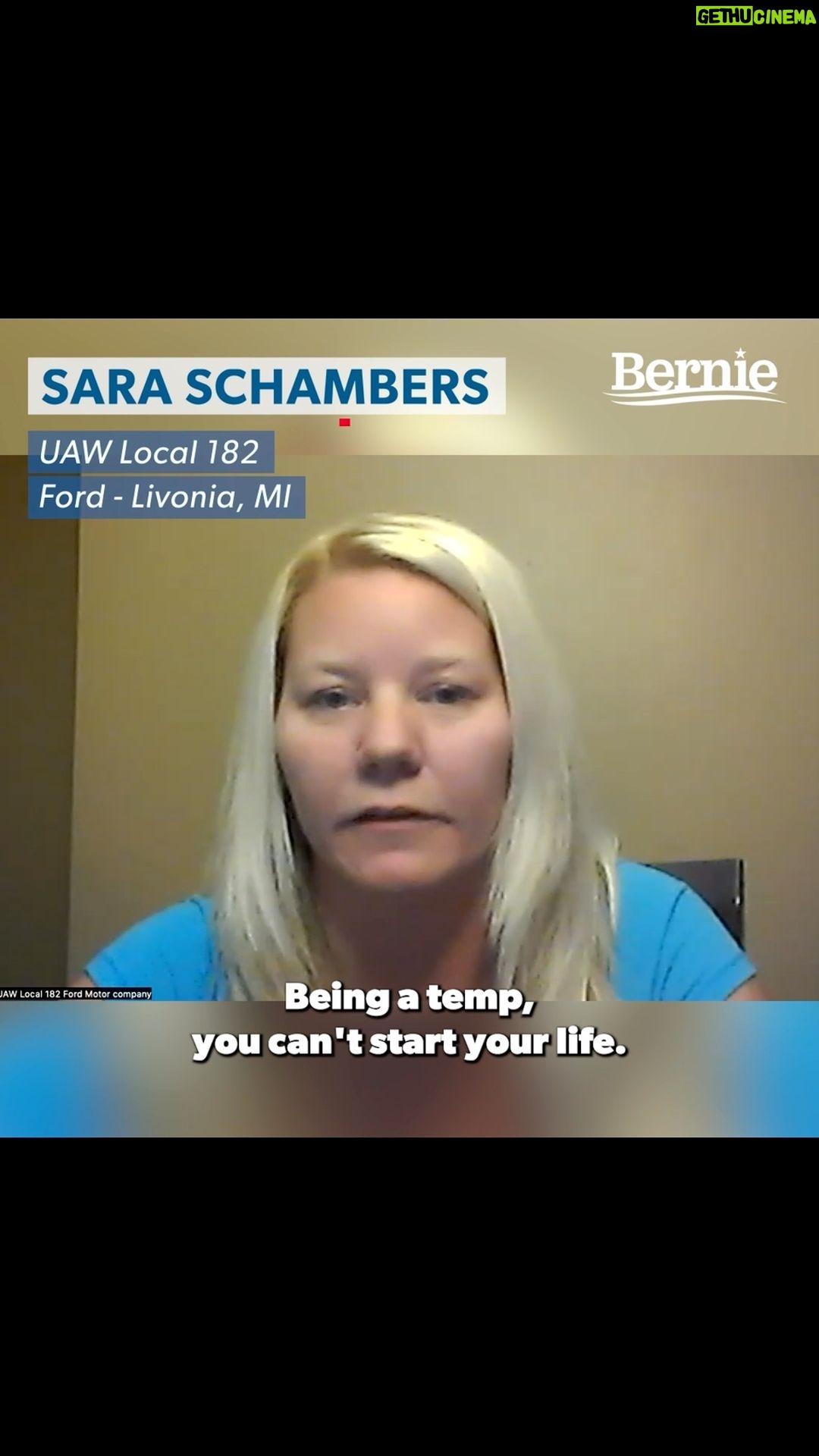 Bernie Sanders Instagram - There was once a time, decades ago, when union auto jobs were considered the gold standard for blue collar workers in this country. Sadly, that is no longer the case. But @uaw.union workers are fighting back. I’m proud to stand in solidarity with them.