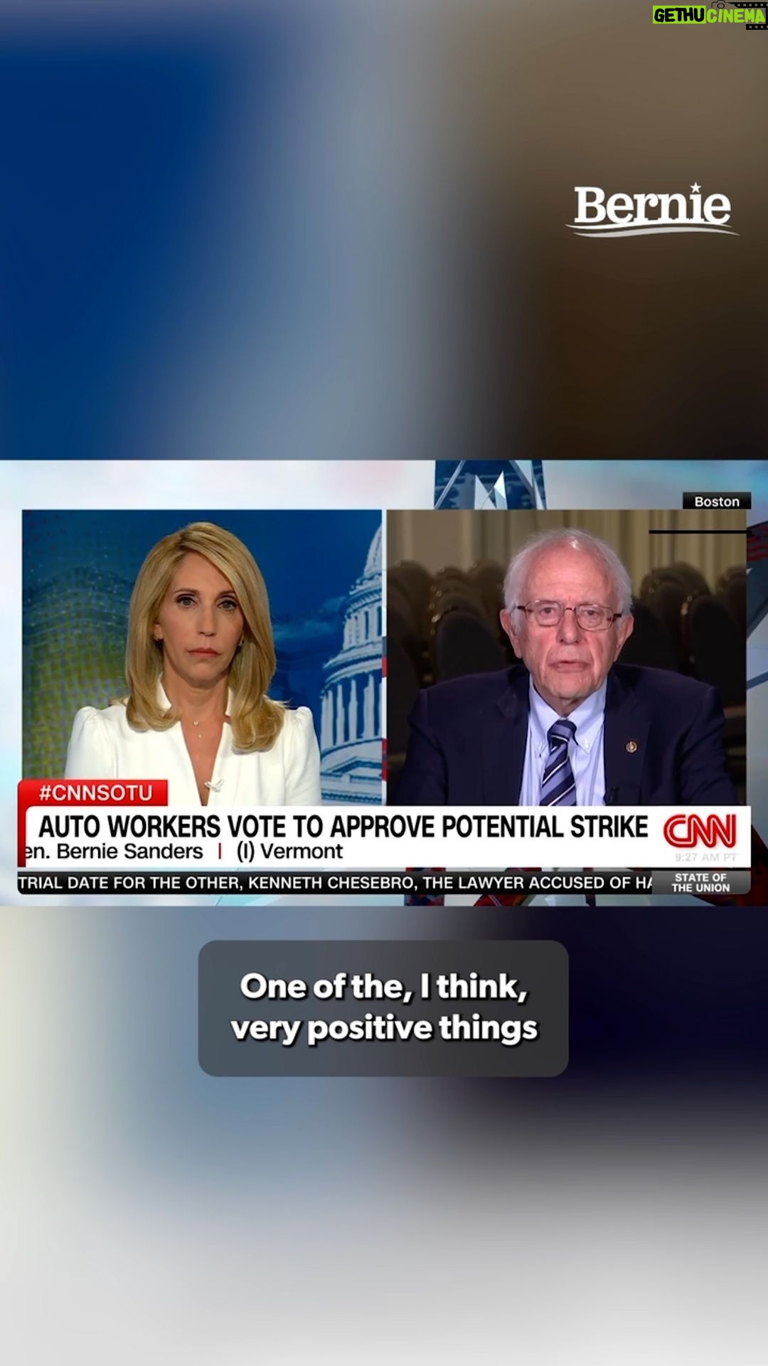 Bernie Sanders Instagram - The working class is standing up and fighting back.