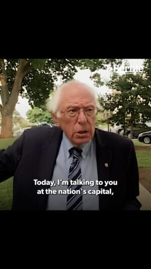 Bernie Sanders Instagram - I hope my colleagues in Washington are breathing in the air and finally waking up to the reality that if we don’t act boldly to address climate change we won’t be leaving much of a planet for future generations.