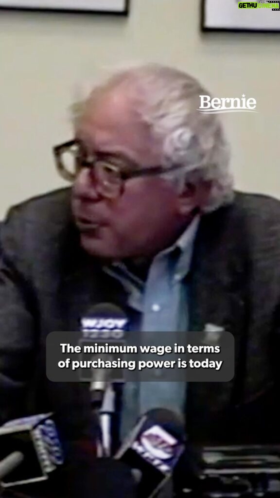 Bernie Sanders Instagram - At a time of massive and growing income and wealth inequality and record-breaking corporate profits, we must stand up for working people who are struggling every day to provide a minimal standard of living for their families and raise the minimum wage to $17 an hour.