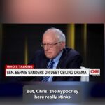 Bernie Sanders Instagram - The Republican hypocrisy on the national debt stinks to high heaven. They’re staying up nights “worried” about government spending, but they want to hand a $1.8 trillion tax break to the wealthy? Give me a break.