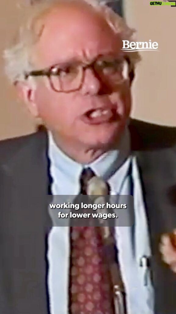 Bernie Sanders Instagram - Here’s what happens with the American people: They work longer hours, their standard of living is in decline, and they turn on their television, but they do not see a reflection of that reality in the news media.