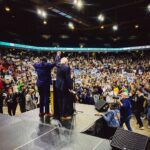 Bernie Sanders Instagram - Let me thank the 4,000+ people in the great city of Chicago who joined us this evening to hear about the need to turn out and vote in this election for @brandon4chicago. It matters who becomes mayor of Chicago, because we need someone in the mayor's office who finally understands that we need not only job creation, but that we need jobs that provide workers with decent wages, decent benefits, with decent schedules and working conditions, and that candidate is the son of the working class — Brandon Johnson. Brandon understands what you and I know to be true — that we can bring our people together to fight for a city and a government that works for all of us, not just a handful of people at the very top. THANK YOU, CHICAGO! Credit Union 1 Arena at UIC