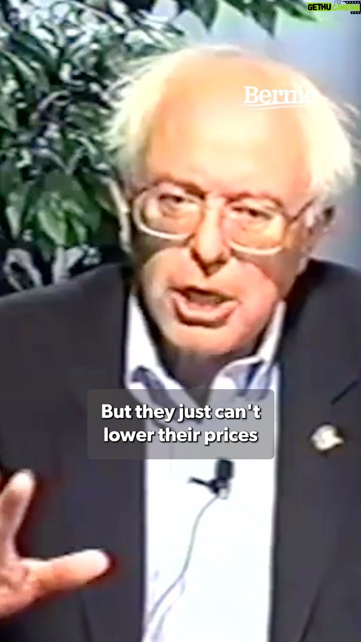 Bernie Sanders Instagram - Turn on your TV, there’s the pharmaceutical industry telling you how deeply concerned they are about your problems. If they’re so “deeply concerned” about your problems, why is it that they charge you 10x more for prescription drugs than in Canada?
