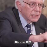 Bernie Sanders Instagram - The question we should be asking is not which programs we cut — it should be why aren’t we living in a society in which all of our people have a decent standard of living? Is that a Utopian vision? It really is not.