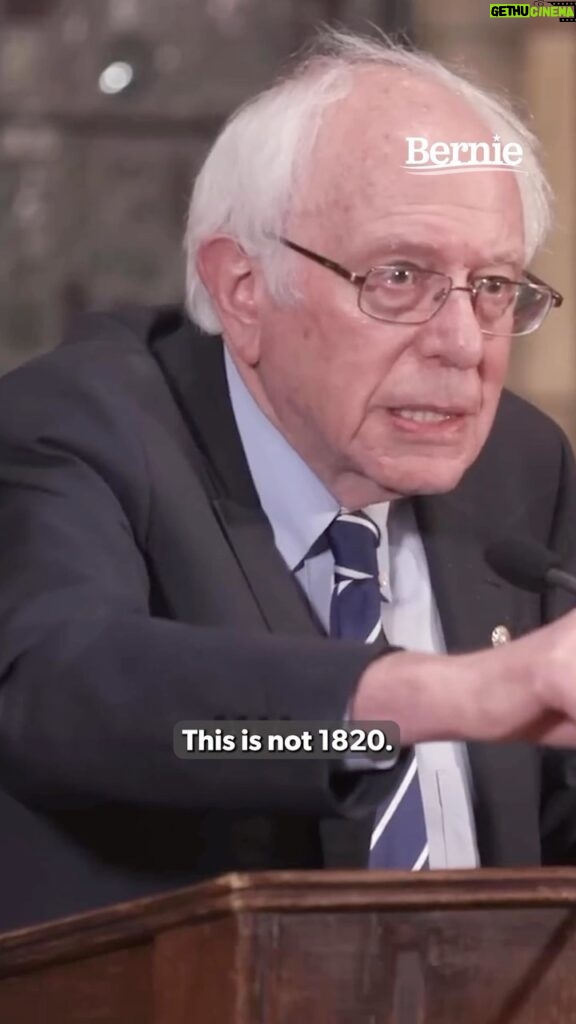 Bernie Sanders Instagram - The question we should be asking is not which programs we cut — it should be why aren’t we living in a society in which all of our people have a decent standard of living? Is that a Utopian vision? It really is not.