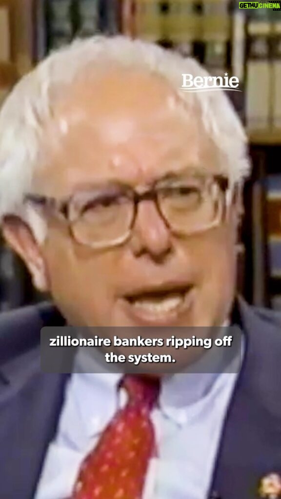Bernie Sanders Instagram - Have we learned anything from the Savings and Loan disaster of the early 1990s? For too many in Washington, the answer is a resounding NO.