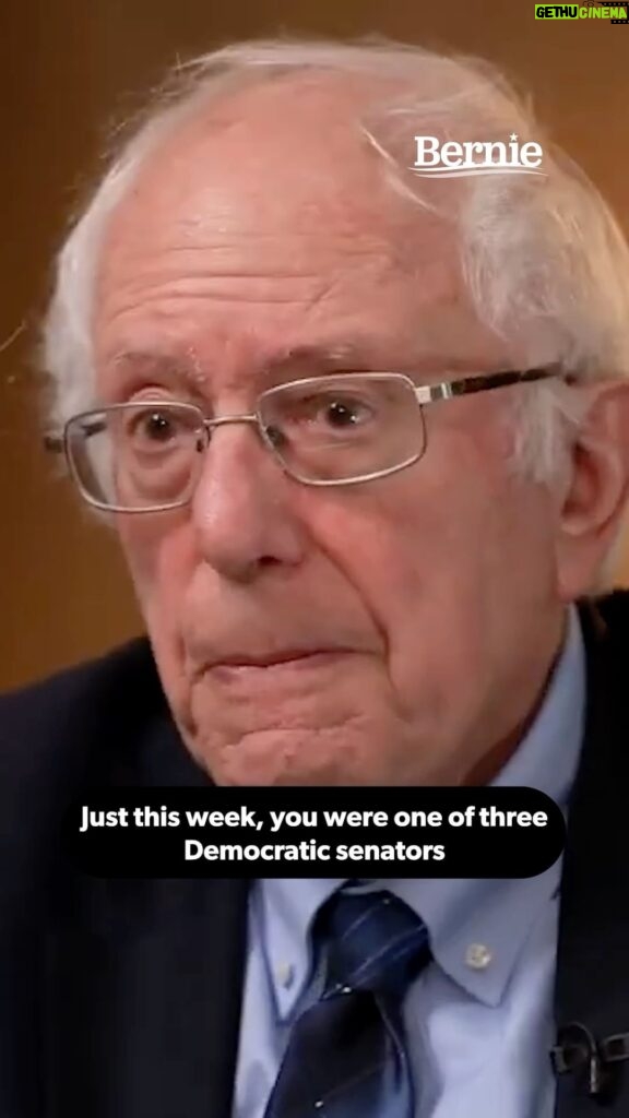Bernie Sanders Instagram - We cannot continue to give Netanyahu and his right-wing government billions of dollars to continue their war against the entire Palestinian people.