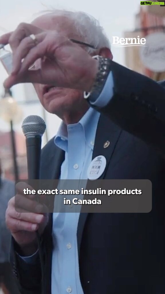 Bernie Sanders Instagram - In 2019, I traveled by bus up to Canada with a group of diabetics to purchase insulin for a fraction of what they were paying here in the United States. Today, Eli Lily has significantly lowered its insulin price to $35 a month. Grassroots pressure works. Let’s keep going.
