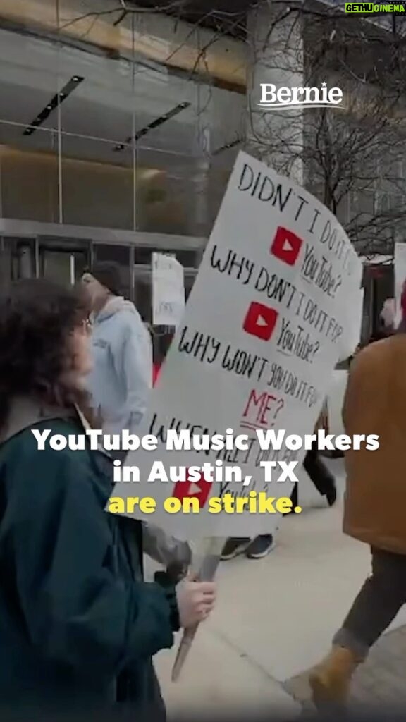 Bernie Sanders Instagram - How is it that YouTube Music rakes in $6 BILLION in revenue in a given year, but pays its workers so poorly that they can’t afford gas for their cars or a roof over their heads? It’s GREED. I stand in strong solidarity alongside @gregcasar with striking YouTube Music Workers.