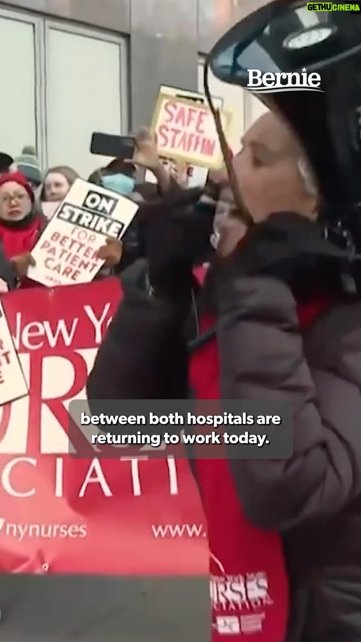Bernie Sanders Instagram - New York State Nurses Association nurses demanded change, and now, change is happening. CONGRATULATIONS to nurses at Mount Sinai Hospital & Montefiore Medical Center on your hard fought victory.
