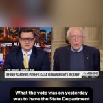 Bernie Sanders Instagram - There is a horrific humanitarian disaster in Gaza. The U.S. should not provide another nickel to the Netanyahu government unless there is a fundamental change in military policy and their response to the humanitarian crisis.