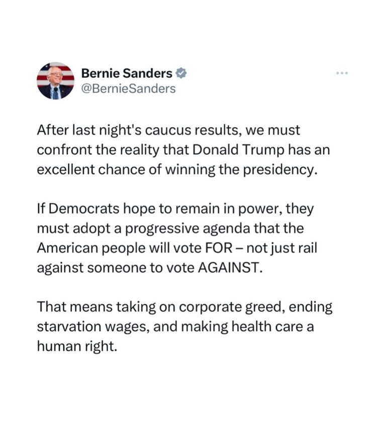 Bernie Sanders Instagram -