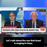 Bernie Sanders Instagram - What’s going on in Gaza right now is a humanitarian catastrophe. Children in Gaza are starving to death. More than 23,000 people in Gaza have been killed and more than 85% of the population displaced. Congress must take action.