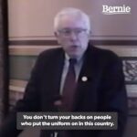 Bernie Sanders Instagram – Today, on Veterans Day, let us honor our veterans, their families, and loved ones. We owe them a debt of gratitude we will never be able to truly repay.