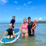 Bethany Hamilton Instagram - Happy Father’s Day! I’m celebrating Adam today, who is such an amazing Father to our children. I could cry thinking about how I scored such a super dad and husband. (:::: When i first saw Adam, it was a picture of him with a child on his shoulders and a trail of children following him! I was immediately interested. Even as our family grows, he continues to prioritize time with each child in a way that makes them feel truly cared for and secure. And he's just so fun! I’m so grateful for how he loves us! To all the dads out there intentionally loving their children, Happy Father's day!
