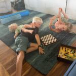 Bethany Hamilton Instagram - Photo dump from life lately! The brother love is so sweet💛 Raging summer 🌅 Sweet girl dad moments 💖 Boys making their own food🍽 Snuggles and lots of cards and games! ♣️♥️🤗