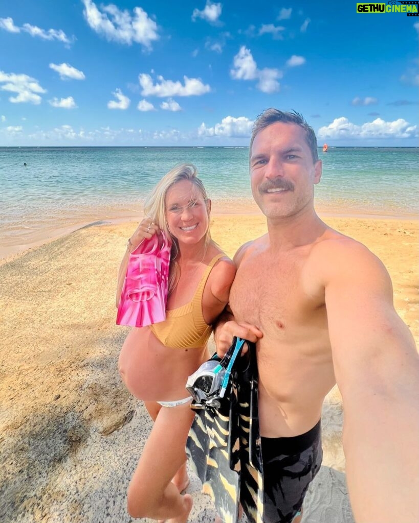 Bethany Hamilton Instagram - Soaking up these hubby moments with Adam before baby comes! 💛☀️✨