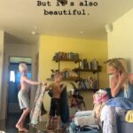 Bethany Hamilton Instagram – Do you do it together or all mom?! 
This was a miracle day! We put away 6 loads of laundry and tidied up the room… All in good spirits!!! 

I’m working to teach my children to support me around the house. Some days are great and some day are rough. I’m grateful for the help! 😅😃🙏🏽✨