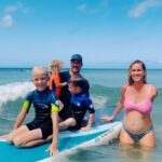 Bethany Hamilton Instagram - We’ve got SIX of us on board!!! 🤰🏼🥳🏄🏼‍♀️🤗☀️ Adam and I, and our whole fam, are so excited to be growing our family! I believe that life is a gift, and each and every life has value. As Psalm 139:13-16 says it: “For you formed my inward parts; you knitted me together in my mother’s womb. I praise you, for I am fearfully and wonderfully made. Wonderful are your works; my soul knows it very well. My frame was not hidden from you, when I was being made in secret, intricately woven in the depths of the earth. Your eyes saw my unformed substance...” Every single human life is fearfully and wonderfully made, and I believe should be viewed that way! How beautiful to know you were intentionally made by God. It can bring so much meaning to your life: that you are loved. That you are wonderful. That you have purpose. That you are no accident. 💯 8 years in to motherhood, I’ve realized that I value my children more than I value “my” time. I value my family more than I value other things like certain types of wealth or success. I believe a joy-filled family is wealth, and to know God, that is the most beautiful and precious wealth of all. We can pursue so many things in life, but what if we pursued what is right in front of us: the beautiful blessing that is family?! To those of you that know this blessing, I hope you are reminded and encouraged to fully embrace your gifts too. Adam and I are overjoyed and looking forward to welcoming our little bundle of joy this summer!