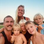 Bethany Hamilton Instagram - Super stoked smiles after an epic day, Micah trying to throw a shakas🤙🏽 & a deer 🦌 prancing off into the gorgeous sunset! Work, friends and play all mixed in for an epic time with a lot of rad people!!!