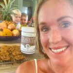 Bethany Hamilton Instagram - Mom Tip: always have cookies on hand, especially when friends are over! 🍪🍪🍪 #sponsored I call these the Happy House Cookies because our whole house is stoked on them! They have a great chewy texture and taste AMAZING. My secret ingredient is the Primal Kitchen Chocolate Coconut Collagen Fuel because it adds some extra chocolatey flavor. - 1 cup of Butter - 1 cup of sugar - 1 cup of brown sugar - 1 cup of Macadamia nut butter (or peanut butter) - 1 tsp vanilla - 2 eggs - 1.5 cups of flour - 1 cup of Primal Kitchen Chocolate Coconut Collagen Peptides - 1 tsp salt - 1 tsp baking soda - 1/2 tsp baking powder - 1.5 cups of oatmeal - 1.5 cups of shredded coconut - 1 cup of chocolate chips Preheat oven to 350 degrees. Cream together the butter and sugars. Mix in macadamia nut butter. Add eggs and vanilla. In a separate bowl, mix the flour, collagen, baking soda, salt and baking powder. Combine oatmeal and shredded coconut with the dry ingredients. Add the dry ingredients to the butter mixture. Mix well. Then fold in chocolate chips. Bake 8-10 minutes. @primalkitchenfoods #bethanystylehealth #primalkitchen #biggerbite