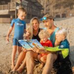 Bethany Hamilton Instagram - I'm STOKED to announce my new children's book - “Surfing Past Fear” 🤩 Adam and I read to our boys every night and it is super important to us that our kiddos read wholesome books with uplifting and truth-filled messages. My passion to protect my children and provide awesome resources to them and for all the incredible children I've come to know, was the driving force for writing this new book. It’s the story of Olivia the Otter who conquers her fears in and out of the ocean! 🌊 I’m so excited to partner with @bravebooks.us, an awesome US-based publisher that focuses on children’s books that teach American and faith-based values. They partner with many other rad celebrities and influencers to write and publish these books. Brave Books has a Book of the Month Club and each book has fun challenges and games at the end that encourage family bonding! I love what Brave Books does and what they stand for, so I'm really stoked to join them in making an impact around the world. And I'm totally PUMPED to be able to provide an awesome, truly kid-friendly book that encourages children to have a spirit of resiliency and overcoming fear - a message that I'm so passionate about!! Link in bio to check out my new book and learn more about Brave Books’ Book of the Month Club!