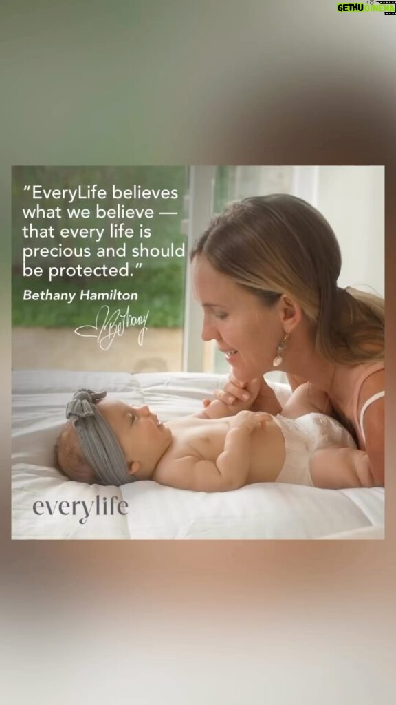 Bethany Hamilton Instagram - I love that @EveryLifeco not only shares our pro-life, pro-family values, but also has a high-performing diaper that works! 👶🏼✨ Use code: BETHANY10 for 10% off your first order at EveryLife.com 🩵