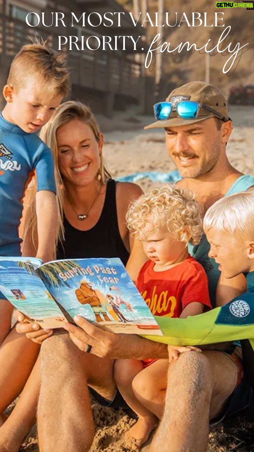 Bethany Hamilton Instagram - In a podcast with @legitsadierob a while back, we got into talking about family and how much we worked hard to set some firm boundaries. Wow, Iβm still amazed that my hubby and I have 4 littles! βΊοΈ Especially when our children are showing that they need a bit more attention for the day, we desire to slow down and be present with them. I would love to know what helps you put family first? Feel free to share! ππΌππ€πΌ